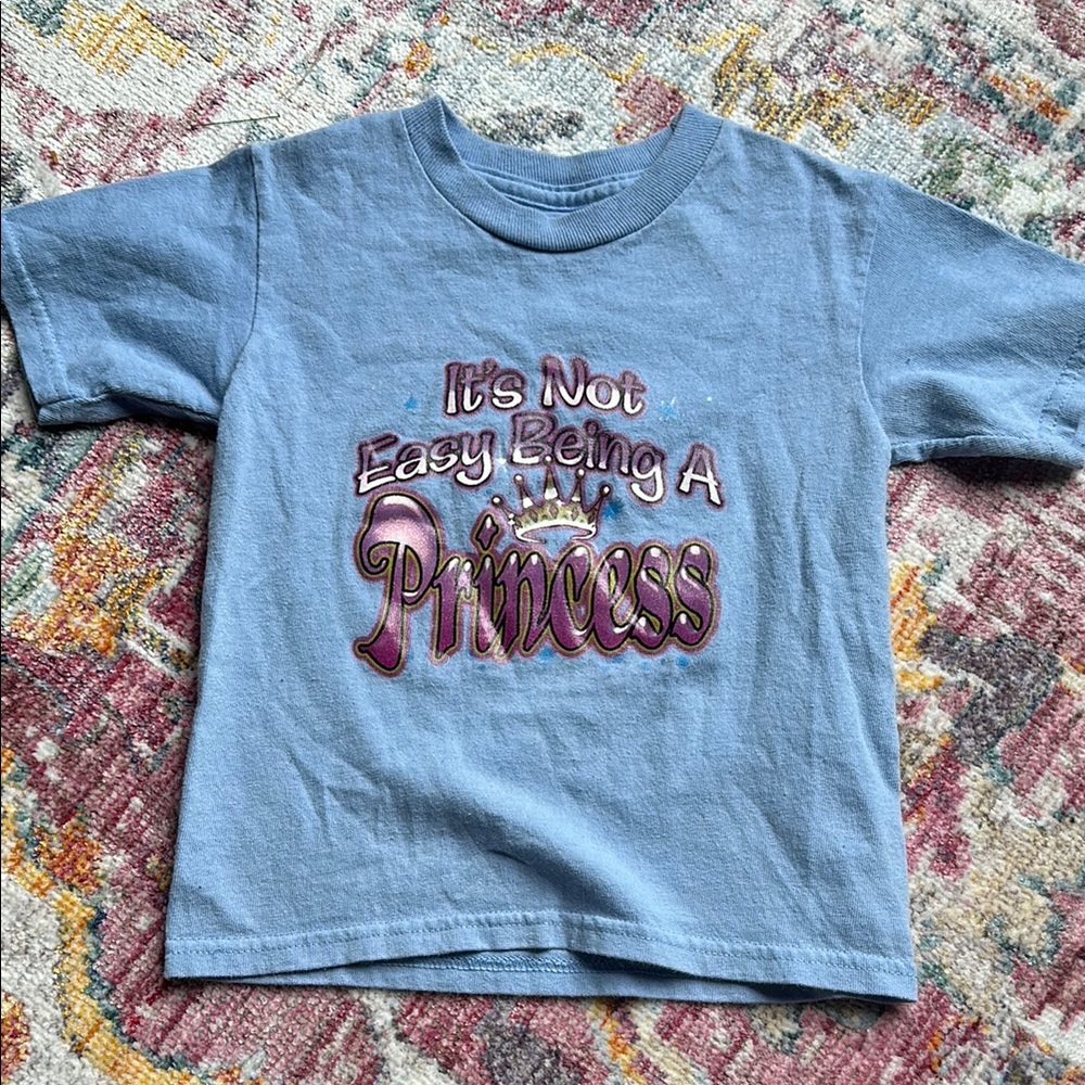 Blue Princess Graphic Tee Short Sleeve